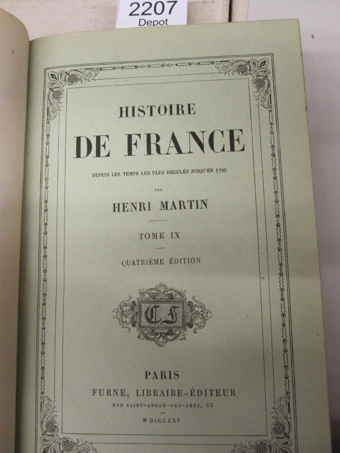 Histoire de France (1865)