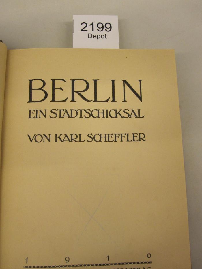  Berlin: ein Stadtschicksal (1910)