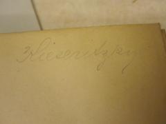 - (Kieseritzky, [?]), Von Hand: Autogramm, Name; 'Kieseritzky'. 