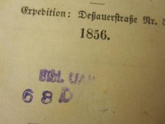 93 / 498 (Universitätsbibliothek (Adam-Mickiewicz-Universität)), Stempel: Name, Nummer; 'Bibl. UAM
68 D'. 