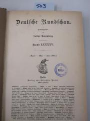  Deutsche Rundschau (April, Mai, Juni 1898) (1898)