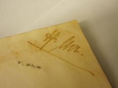 - (Chr[...], H.), Von Hand: Autogramm, Initiale; 'H. Chr.'.  (Prototyp)