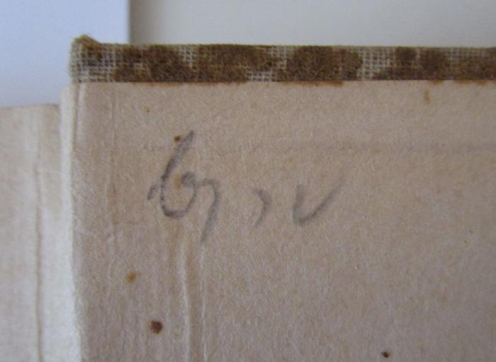  Die Brücke von San Luis Rey (1935);- (unbekannt), Von Hand: Notiz; 'b , v'. 