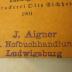  Ludwigsburger Familien-Namen : Eine sprachlich-geschichtliche Untersuchung (1901)