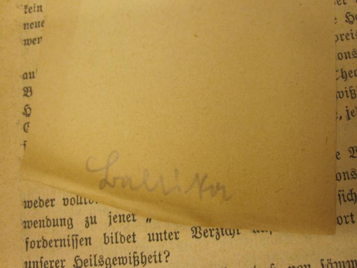  Mittheilungen und Nachrichten für die evangelische Kirche in Rußland (1895);- (unbekannt), Papier: Notiz; 'Baltika'. 
