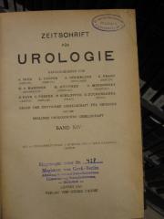 ZA 1480: Zeitschrift für Urologie. Band XIV (1920)