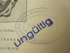 - (Landgraf-Ludwigs-Gymnasium Gießen), Stempel: Name, Ortsangabe; 'Landgraf-Ludwigs-Gymnasium Bibliothek Giessen'.  (Prototyp)