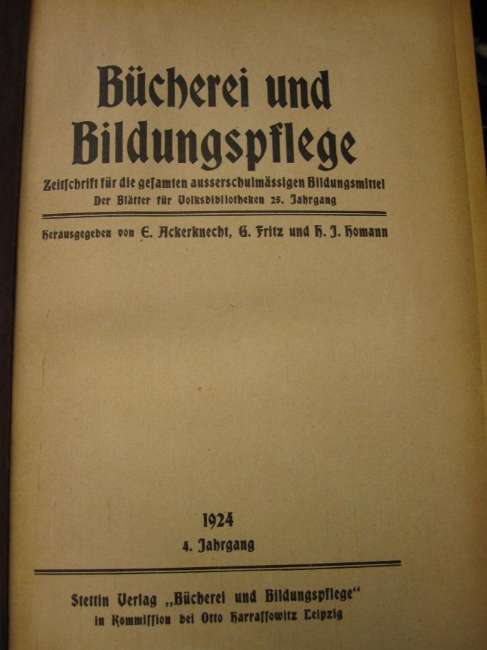 ZA 2135: 4. Jahrgang (1924)