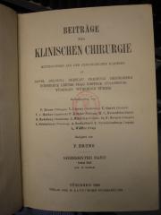 ZA 2173: Beiträge zur klinischen Chirurgie : Mitteilungen aus den Chirurgischen Kliniken zu Basel, Bologna, Breslau, Freibugr, Heidelberg, Innsbruck, Leipzig, Prag, Rostock, Strassburg, Türingen, Würzburg, Zürich (1896)
