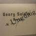 - (Seldis, Georg), Etikett: Name, Ortsangabe; 'Georg Seldis Berlin No.'.  (Prototyp)