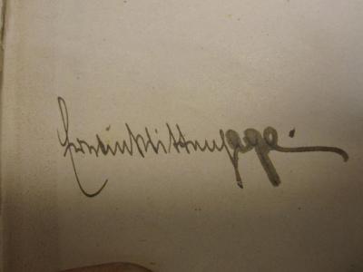 ZA 2613;- (Wittenhagen, Erwin), Von Hand: Autogramm; 'Erwin Wittenhagen'. 