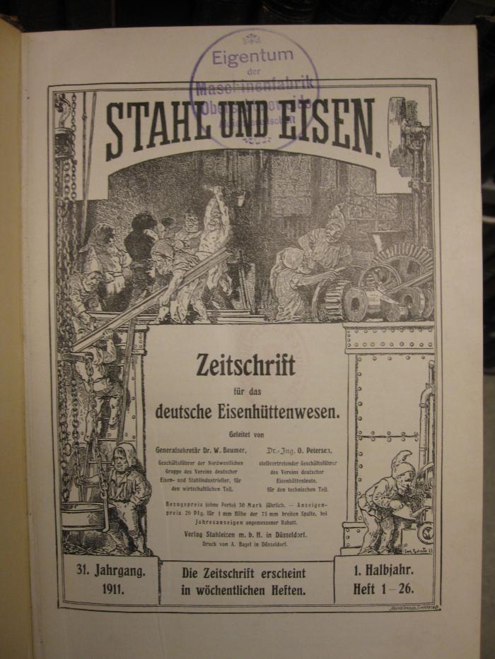 ZB 2238: 31. Jahrgang (1911)