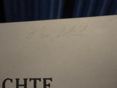 - (Votsch, Wilhelm), Von Hand: Autogramm; 'H. Dr. Votsch'. 