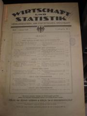 ZB;Wi 2418;1/1 ;7.1927: Wirtschaft und Statistik (1927)