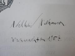G45 / 642 (Nathanson, Adelheid), Von Hand: Autogramm, Datum; 'Adelheid Nathanson Weihnachten 1907'. 