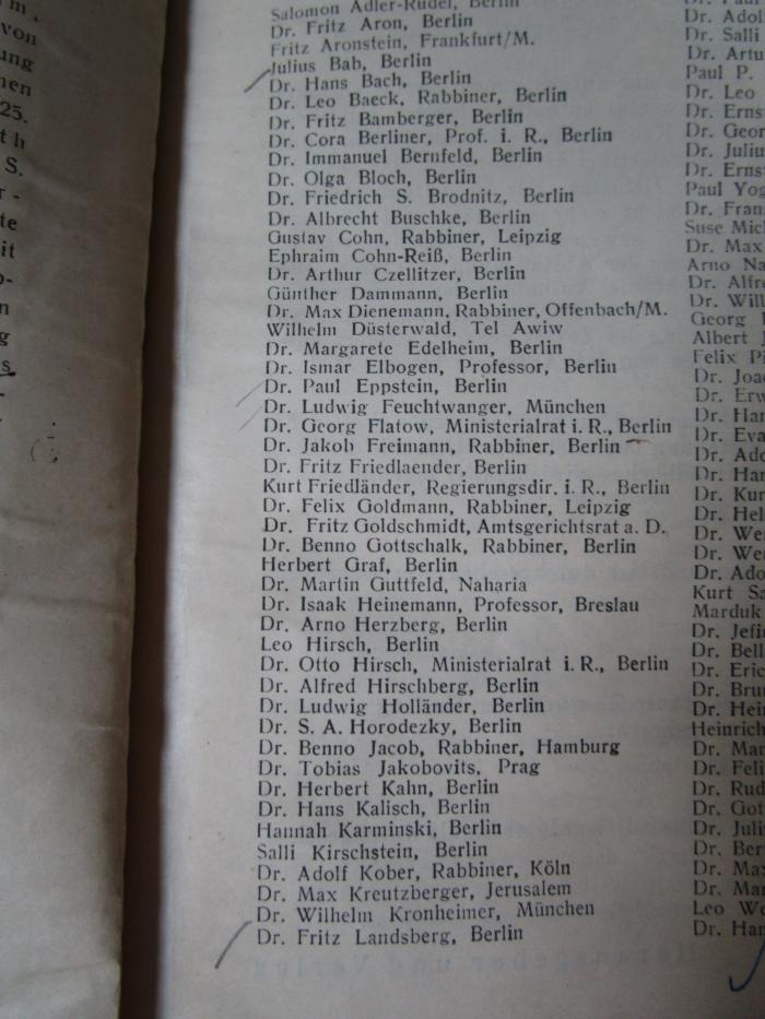 Ok 145 d: Philo-Lexikon : Handbuch des Jüdischen Wissens (1937);J / 92 (unbekannt), Von Hand: Annotation. 