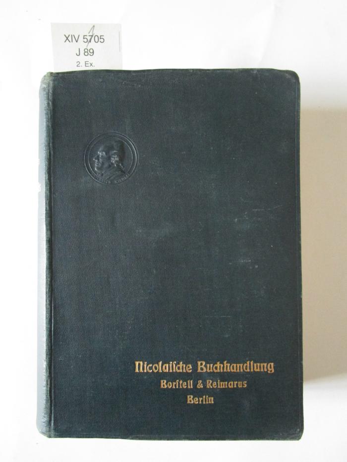 XIV 5105: Hauptverzeichnis von Fritz Borstells Lesezirkel : Unterhaltungsschriften und Werke wissenschaftlicher Richtung in deutscher, französischer, englischer und italienischer Sprache (1907)