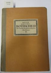 XII 92 b: Meyer Amschel Rothschild : der Gründer des Rothschildschen Bankhauses (1923)