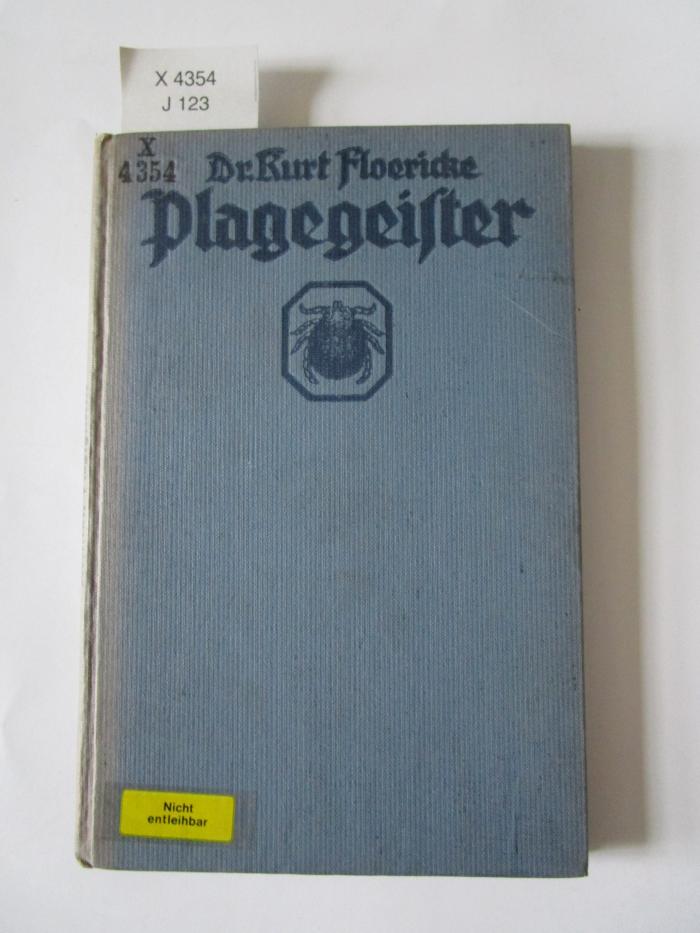 X 4354: Plagegeister (1917)
