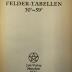 Kb 155: Felder-Tabellen : 30°- 59° (1922)