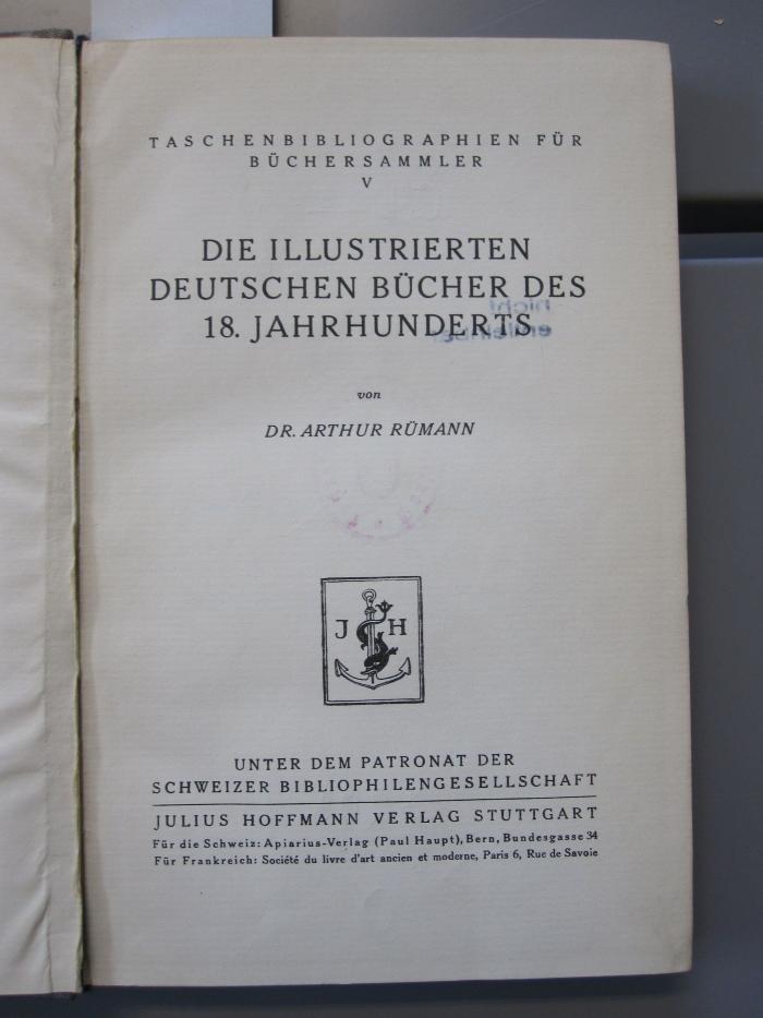 Od 4 5: Die illustrierten deutschen Bücher des 18. Jahrhunderts