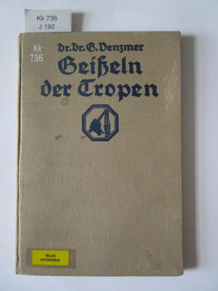 Kk 736: Geißeln der Tropen (1928)