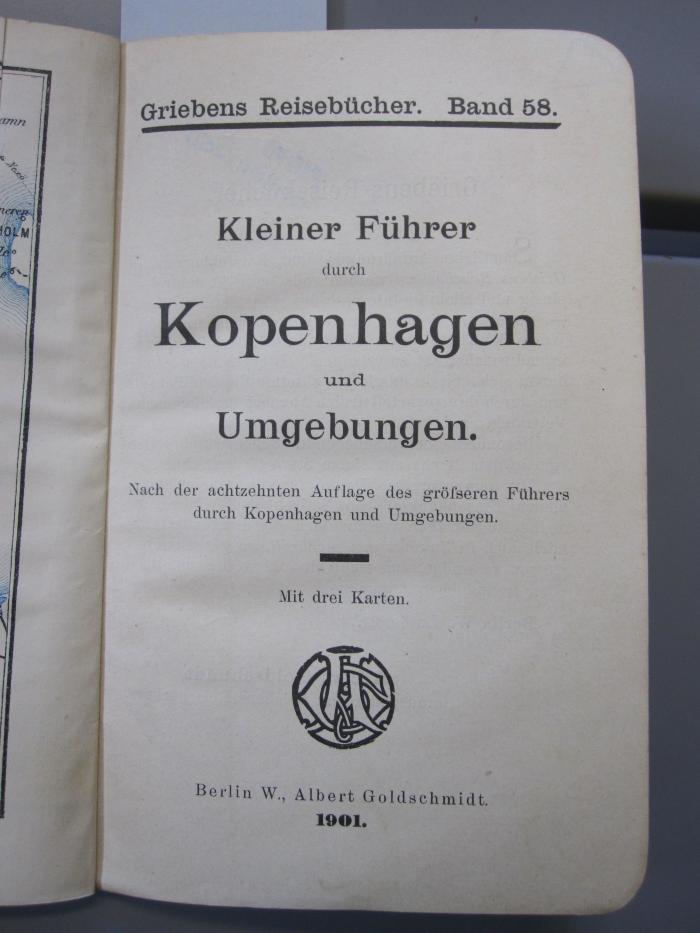Bi 869: Kleiner Führer durch Kopenhagen und Umgebungen (1901)