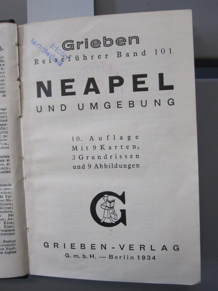 Bi 216 ao: Neapel und Umgebung (1934)