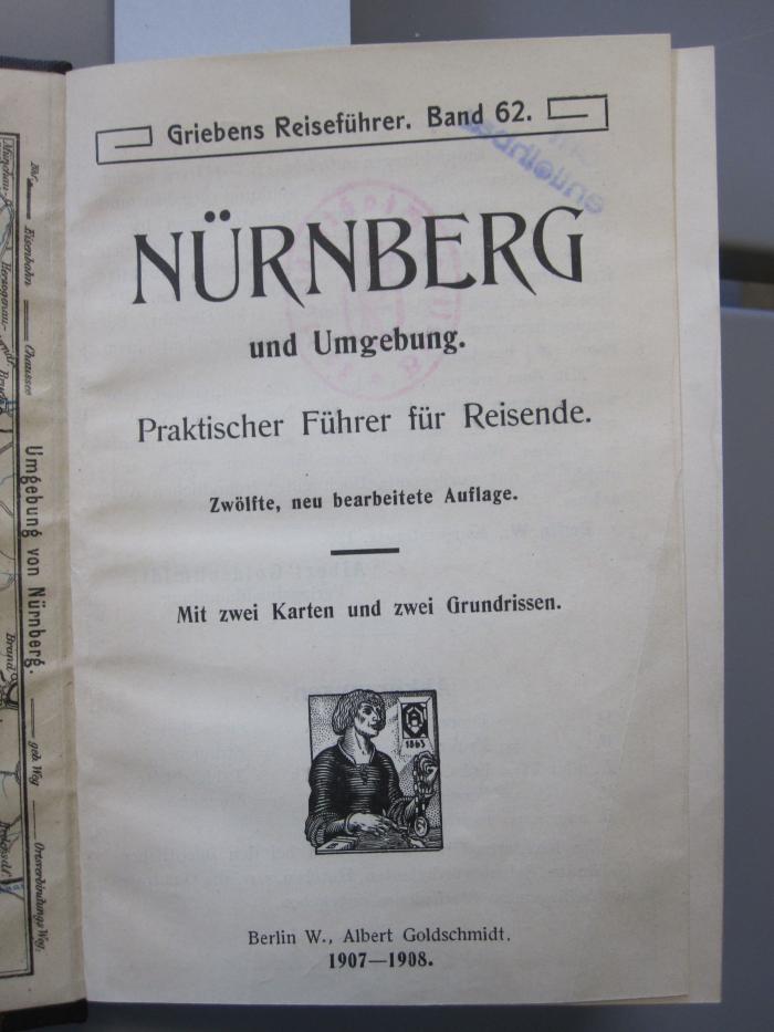 II 8041 ab: Nürnberg und Umgebung : praktischer Führer für Reisende