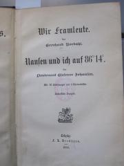 II 2957 3: In Nacht und Eis. Die norwegische Polarexpedition 1893-1896 (1898)