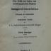 Kk 743: Diabetes nach Trauma : eine Kritik zur Lehre vom metatraumatischen Diabetes (1911)