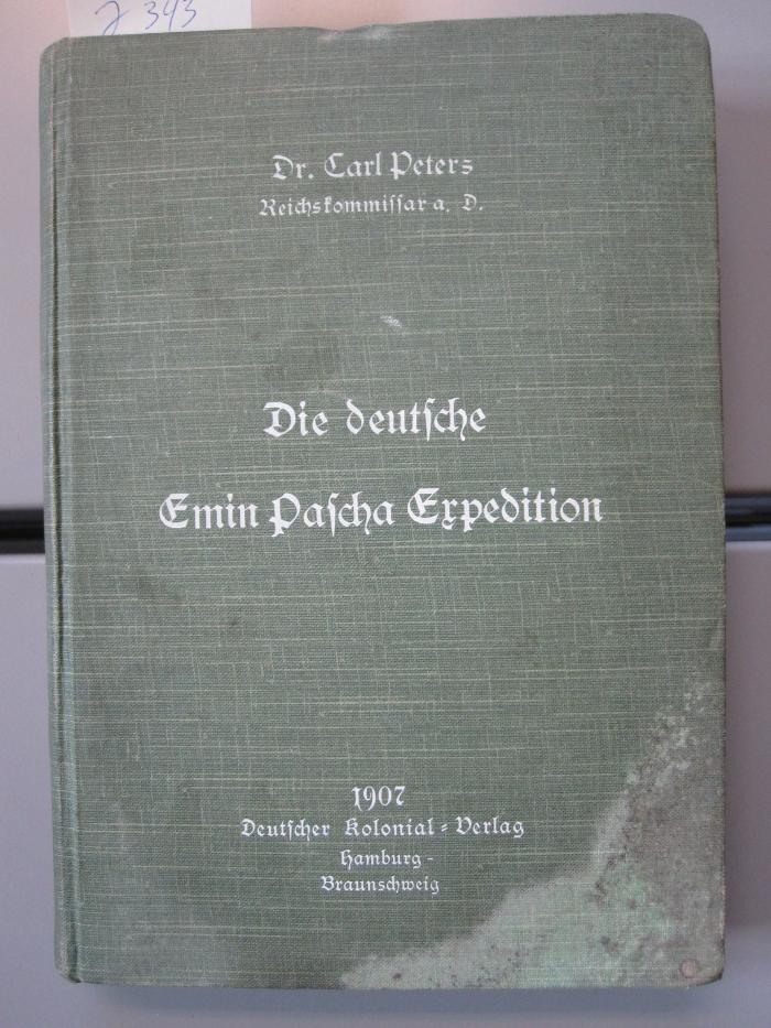 Bm 25: Die deutsche Emin Pascha-Expedition (1907)