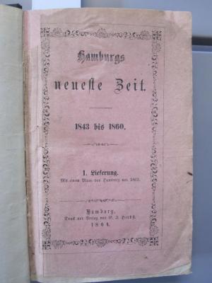 Ao 704: Hamburgs neueste Zeit (1864)