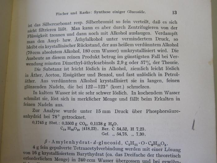 Kd 349 2: Untersuchungen über Kohlenhydrate und Fermente II (1918-1919) (1922);G47 / 3720 (Neuberg, Carl), Von Hand: Annotation. 
