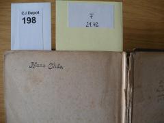 - (Ohde, Hans), Stempel: Autogramm; 'Hans Ohde.'. 