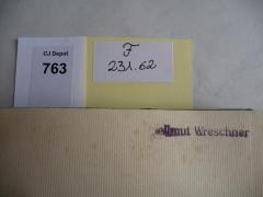 - (Wreschner, Hellmut), Stempel: Name; '[H]ellmut Wreschner'. 