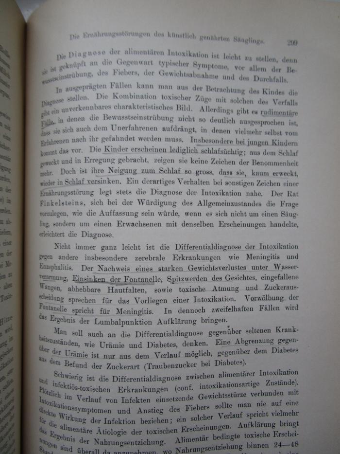 Kl 581 c: Säuglingsernährung und Säuglingsstoffwechsel : Ein Grundriss für den praktischen Arzt (1914);J / 1361 (Stargardter, Isidor Julius), Von Hand: Annotation. 