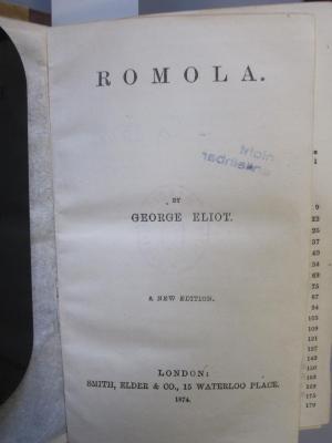 Cq 1522: Romola (1874)