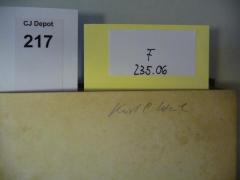 - (Weil, Kurt C.), Von Hand: Autogramm; 'Kurt C. Weil'. 