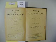 F 233 293 [3]: Festtägliches Gebetbuch. 3. Bd. Gebete für das Wochenfest : mit deutscher Übersetzung.  (1901)