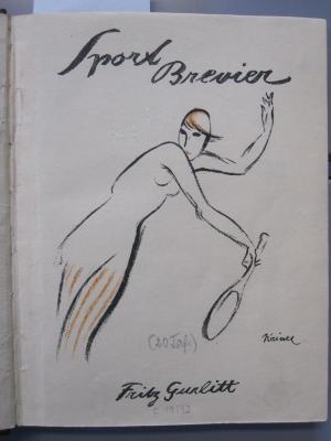 Tx 18: Sport-Brevier / [Zeichng. von Ludwig Kainer]. ([1919])