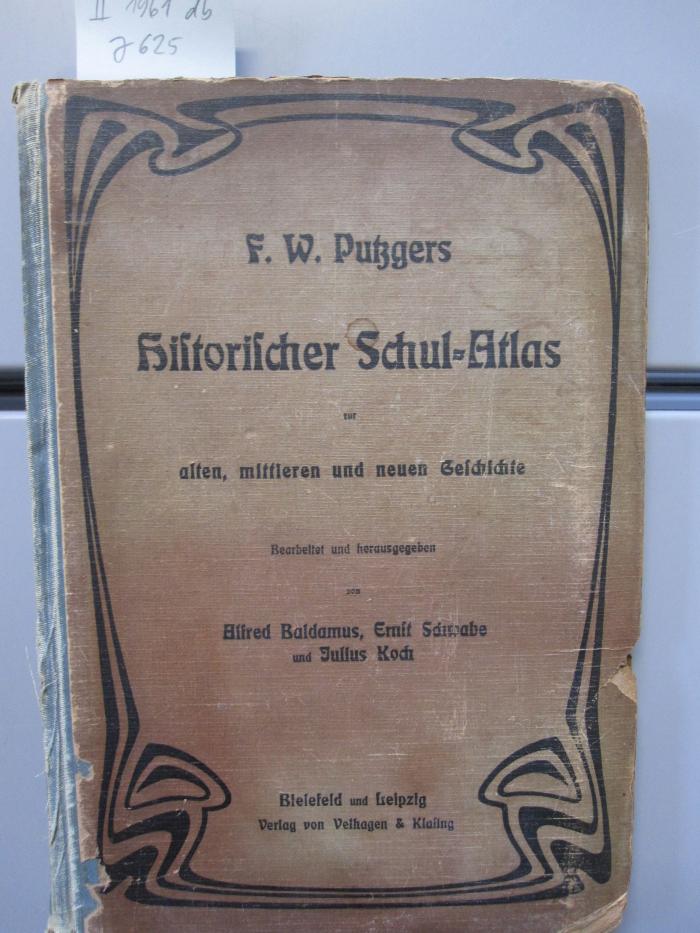 II 1961 db: Historischer Schul-Atlas (1920)