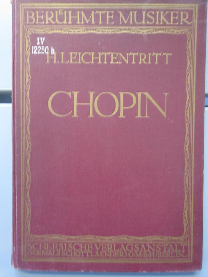 IV 12250 b16: Friedrich Chopin (1920)