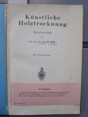 Tr 483: Künstliche Holztrocknung : ein Grudriß (1930)