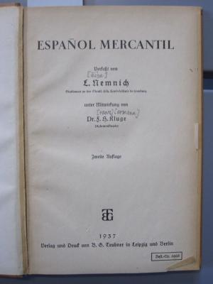 Mf 46 b: Espanol Mercantil (1937)