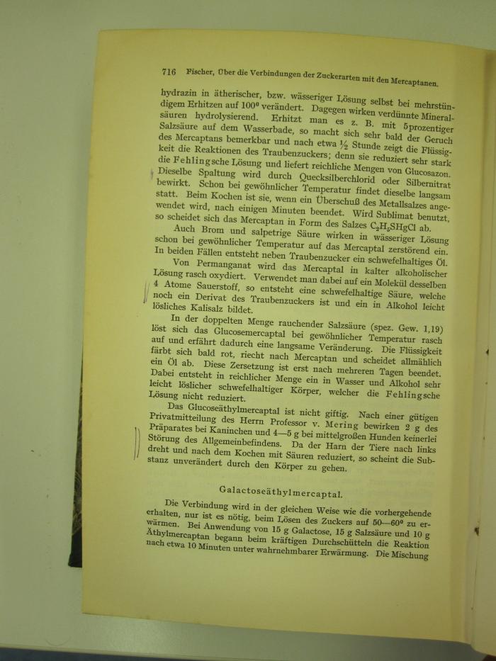 Kd 349 1: Untersuchungen über Kohlenhydrate und Fermente (1884-1908) (1909);G45II / 2615 (Neuberg, Carl), Von Hand: Annotation. 