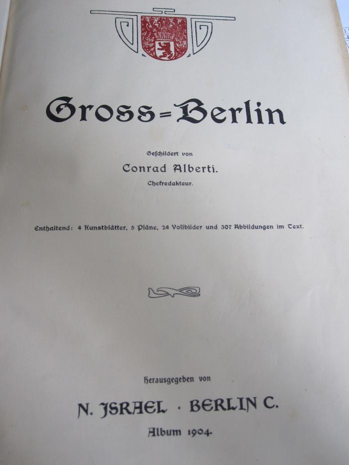 Bk 1227 x: Album 1904 : Gross-Berlin (1904)
