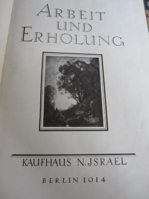 Fg 240 x: Arbeit und Erholung (1914)