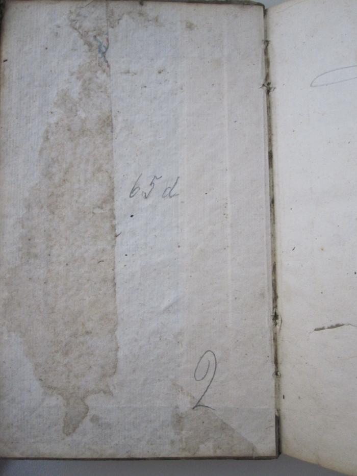Hl 177: Darstellung und Erläuterung der Kantischen Critik der ästhetischen Urtheilskraft (1791);G46 / 1137 (St. Bonifatiuskloster Hünfeld. Bibliothek), Von Hand: Signatur; '65d'. 