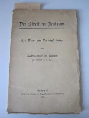 MB 13449: Der Streit im Zentrum : Ein Wort zur Verständigung (1913)